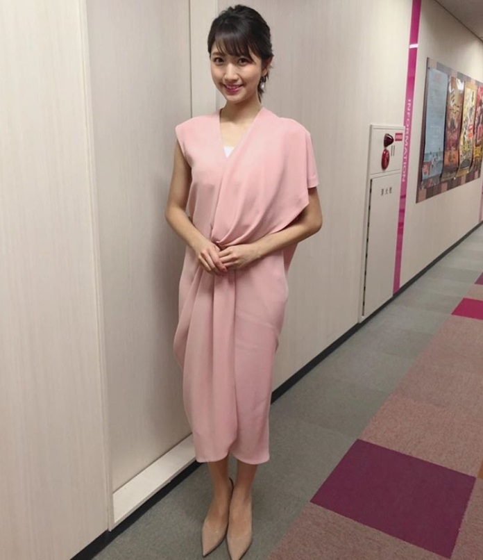 富士電視台主播三田友梨佳。 圖：翻攝自三田友梨佳Instagram