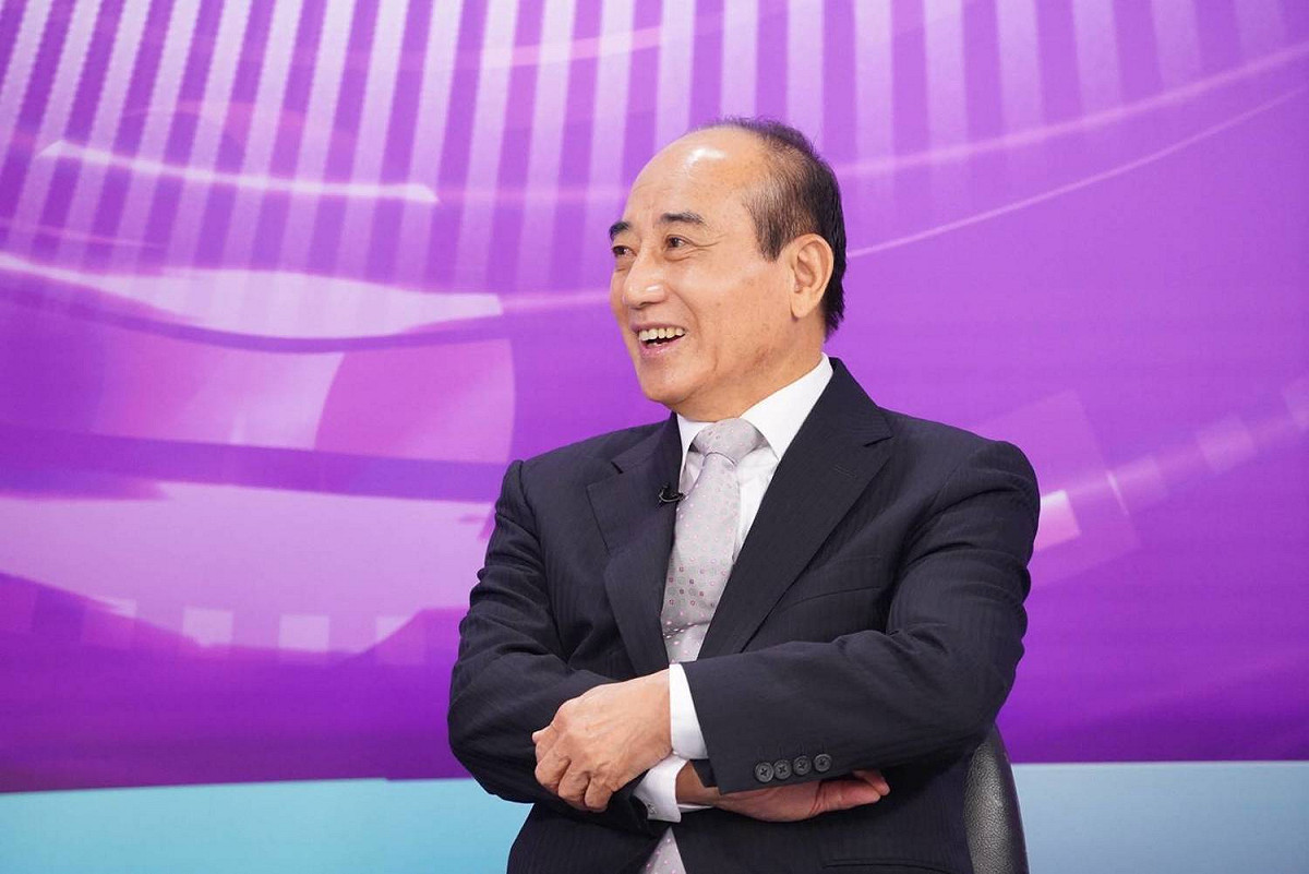 前立法院長王金平今（20）天接受TVBS《新聞大白話》專訪。 圖：王金平辦公室/提供