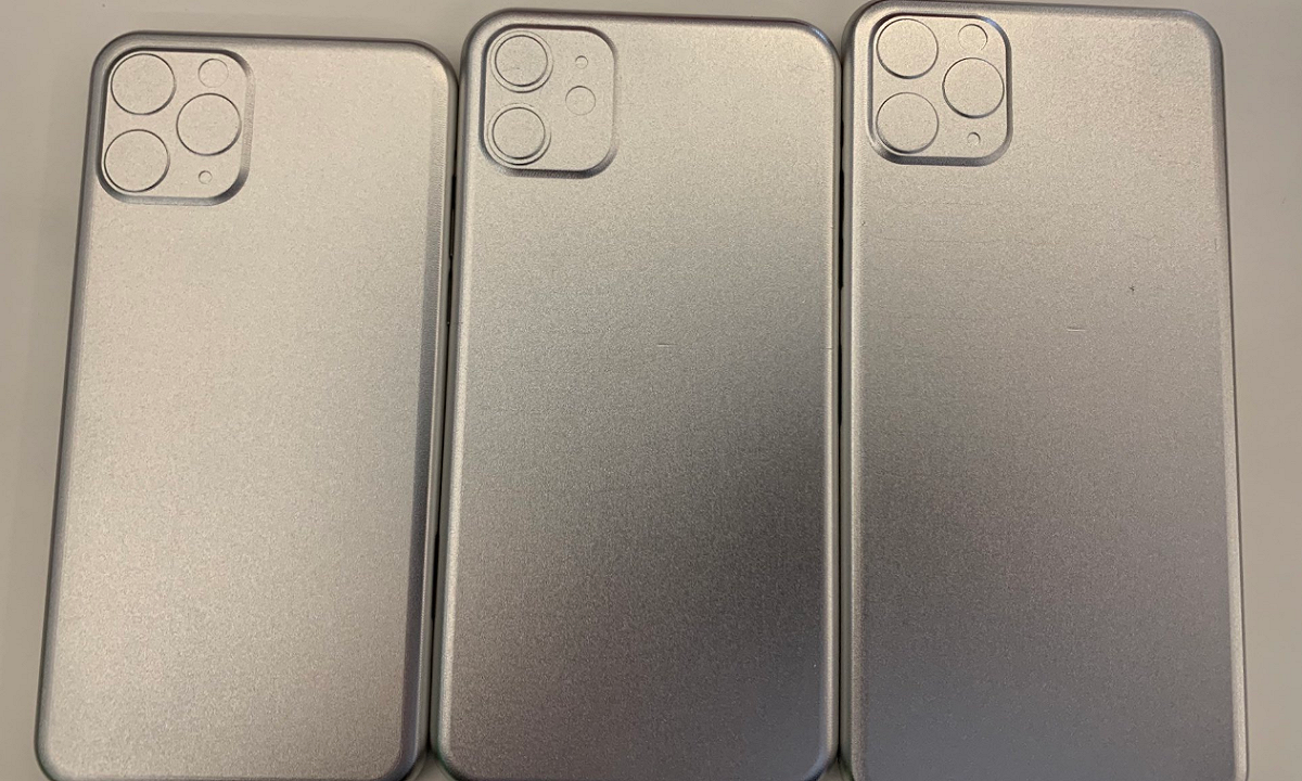 iPhone模具照曝光，極有可能就是長這樣。 圖：翻攝Mark Gurman推特
