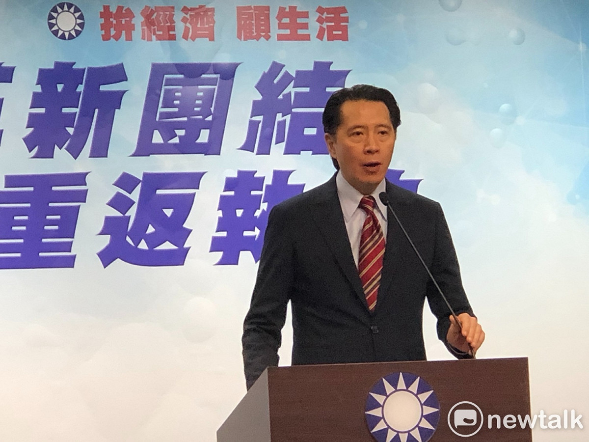 國民黨發言人歐陽龍。 圖：謝莉慧/攝