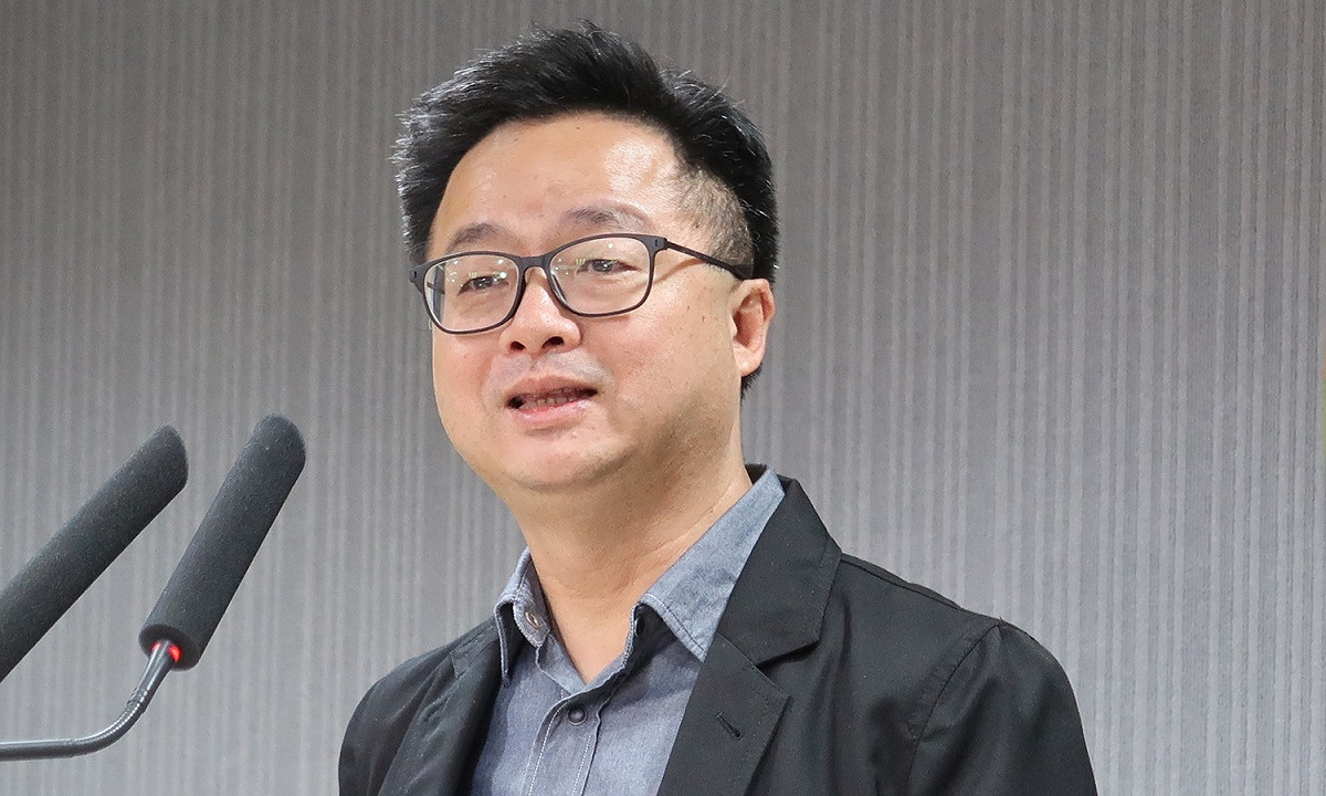民進黨秘書長羅文嘉。 圖：林朝億/攝