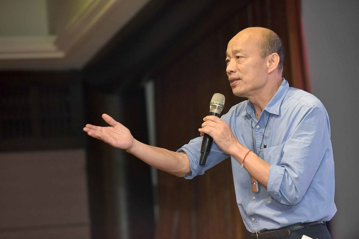 韓國瑜未證實新任文化局長就是林思伶。 圖：高雄市政府／提供