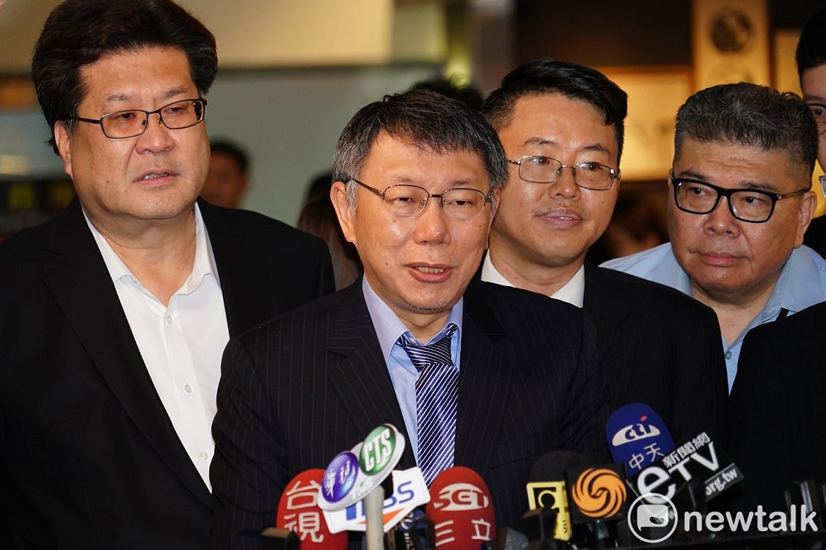 台北市長柯文哲今日啟程訪日。 圖：台北市政府 / 提供