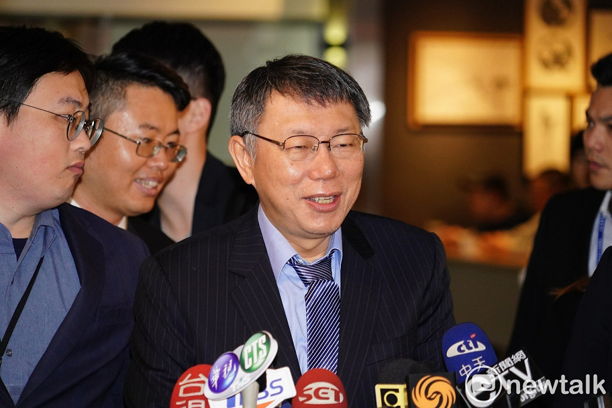 台北市長柯文哲今日啟程訪日。 圖：台北市政府 / 提供