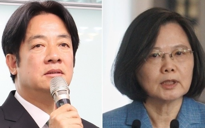 總統蔡英文VS.行政院前院長賴清德。 圖：新頭殼合成