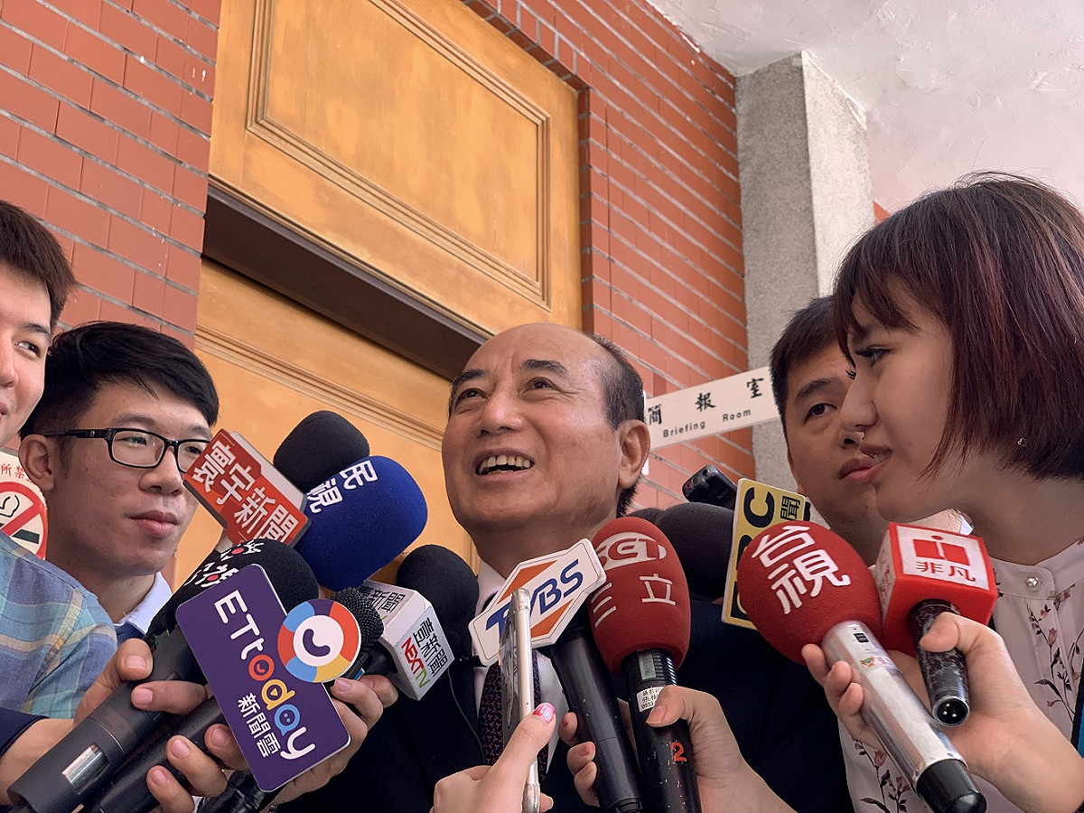 前立法院長王金平，接受媒體訪問是否有意郭王配，王金平則回應仍堅持參選到底，對自己有信心。 圖：王金平辦公室/提供 （資料照片）