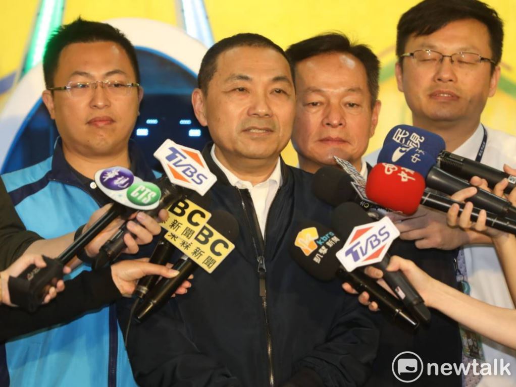 侯友宜認為，台灣政治已經非常混亂，不要因為政治立場不同而有所批判，不需要製造更多對立衝突。 圖：林昀真/攝