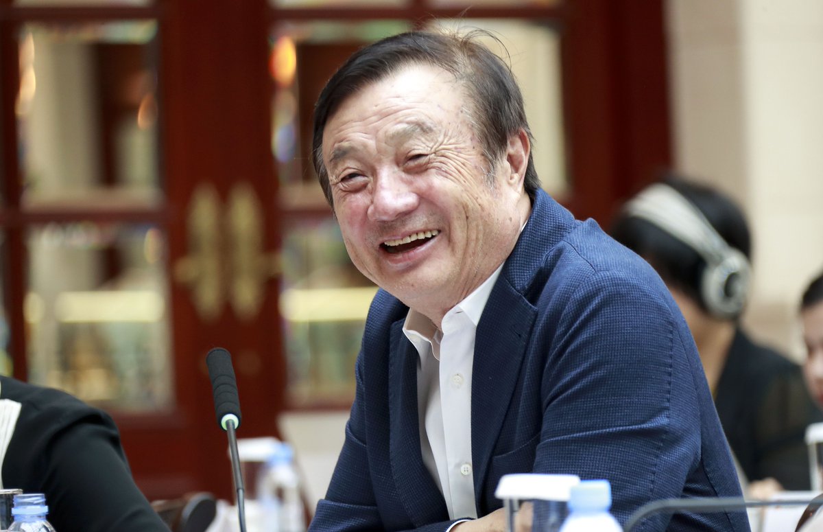 華為創辦人任正非對此表示，未來兩年，華為每年的銷售收入將比預期減少約300億美金。 圖：翻攝自Huawei Malaysia推特