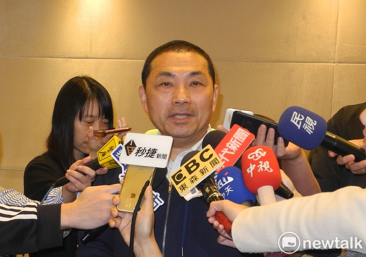 侯友宜今天表明不會出席6月1日的挺韓造勢大會。 圖：王峻昌 / 攝