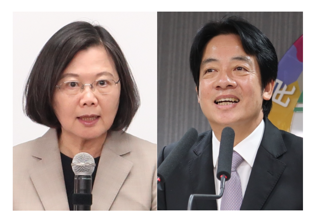 民進黨總統初選爭議不斷，總統蔡英文（左）與行政院前院長賴清德（右）的網友也激烈交鋒。 圖：新頭殼合成