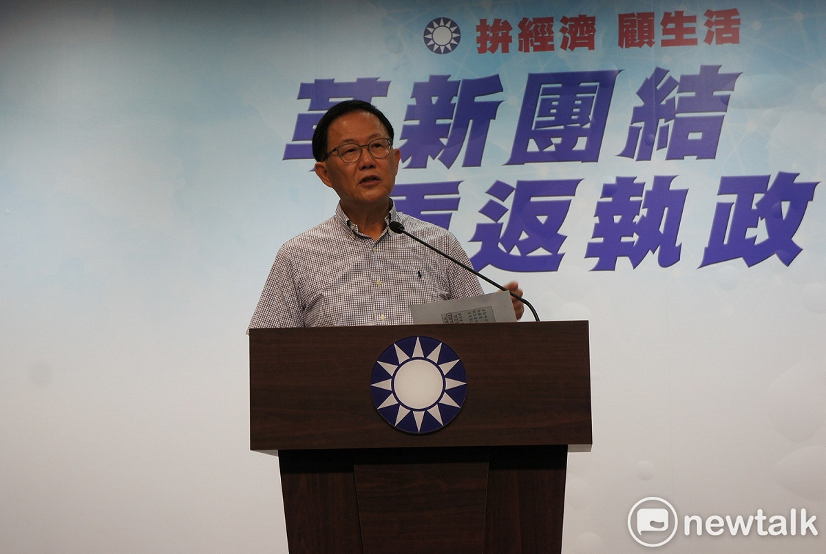 國民黨台北市長候選人丁守中，宣布就去年九合一大選結果提出選舉無效上訴。 圖:黃建豪/攝