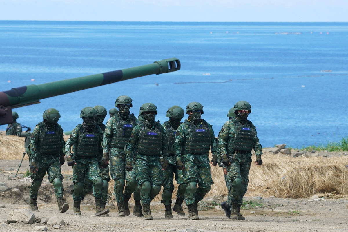 陸軍砲兵第43指揮部砲一營第六砲兵班。 圖：張良一/攝