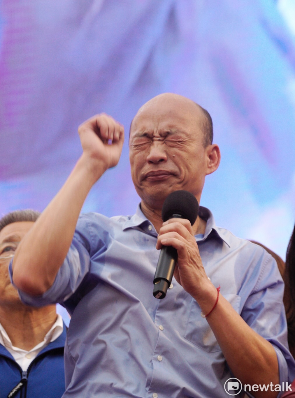 韓國瑜稱，支持韓國瑜的人都非常清楚，都是認同愛與包容、台灣社會要和諧、世上苦人多，要照顧弱勢、認同中華民國的。 圖：張良一 / 攝（資料照片）
