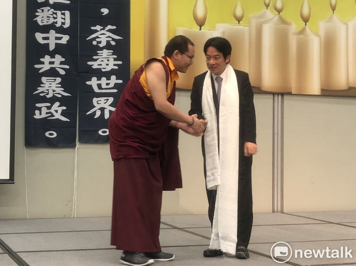 賴清德今天出席六四紀念活動。 圖：陳佩君／攝