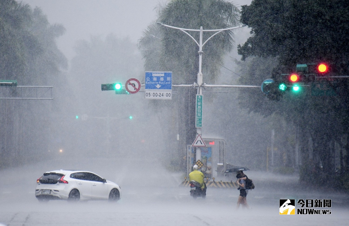 全台大雨特報 圖：Nownews提供