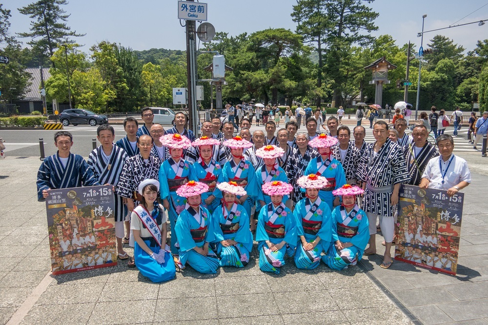 即將來臺宣傳的博多祇園山笠振興。 圖：台北旅遊網／提供