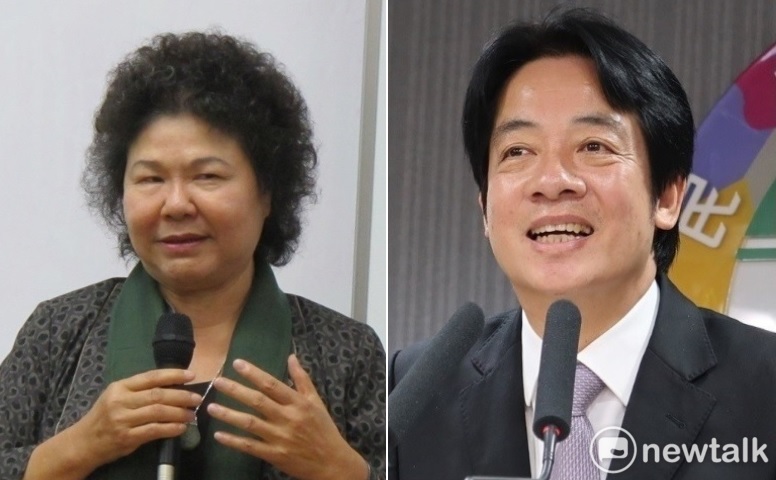 總統府秘書長陳菊（左）、前行政院長賴清德（右）。 圖：新頭殼合成