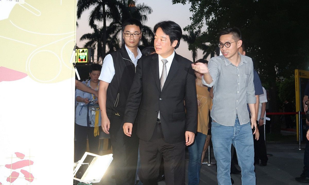前行政院長賴清德出席六四紀念晚會。 圖：林朝億/攝影
