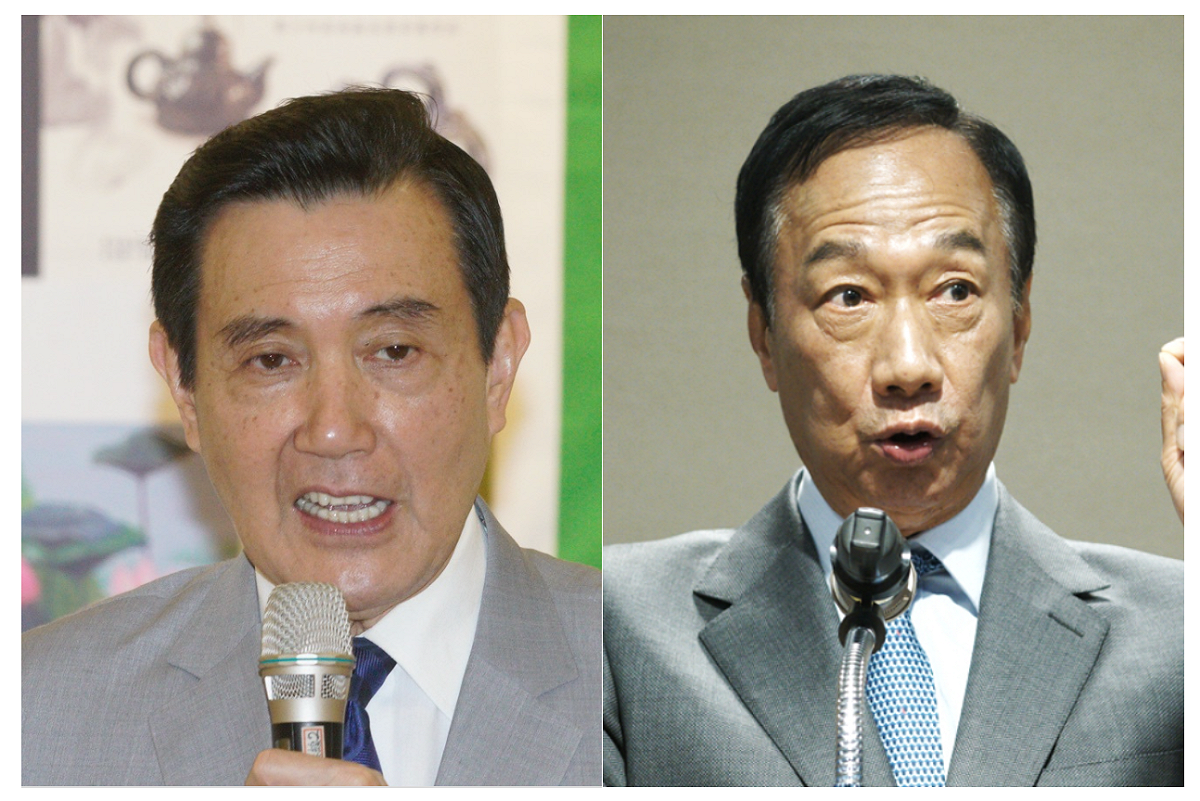 鴻海集團董事長郭台銘近期積極拓展支持者，他的智囊團許多是馬政府時期的政務官，令外界臆測馬英九有「挺郭卡韓」之嫌。 圖：新頭殼合成