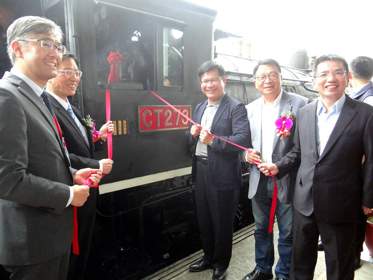 CT273重新馳騁於台灣鐵道上。 圖：交通部／提供