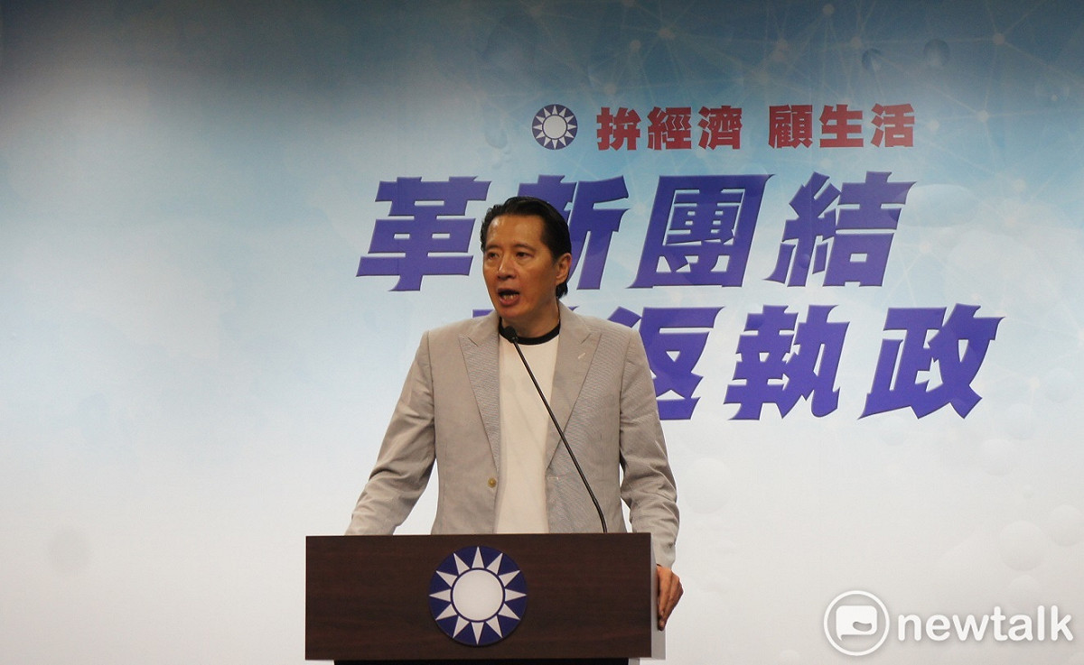 國民黨發言人歐陽龍。 圖：黃建豪/攝（資料照片）