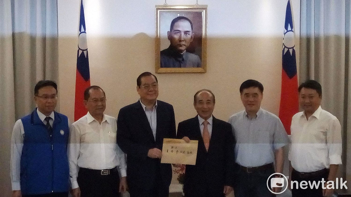 國民黨5人小組今拜會前立法院長王金平。 圖：黃建豪/攝