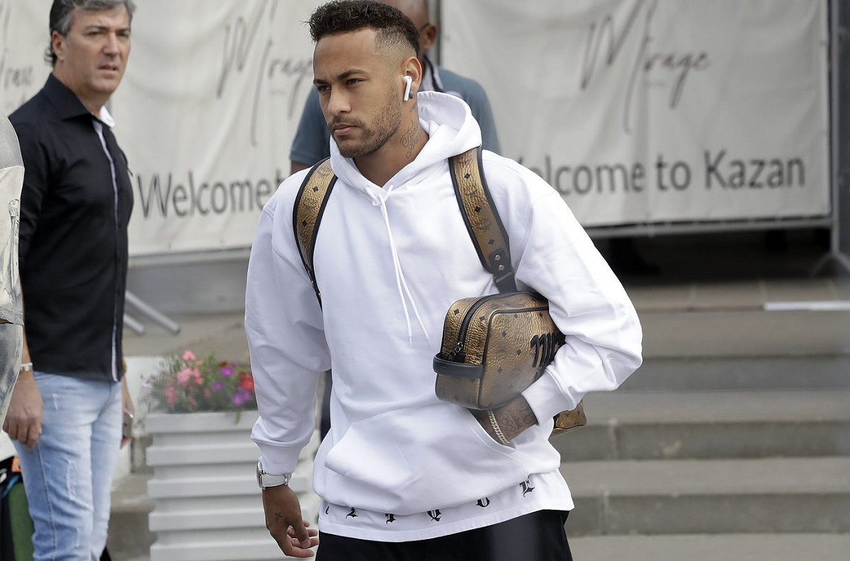 巴黎聖日耳曼隊證實，陣中巴西巨星內馬爾（Neymar）確診武漢肺炎。 圖：美聯社／達志影像