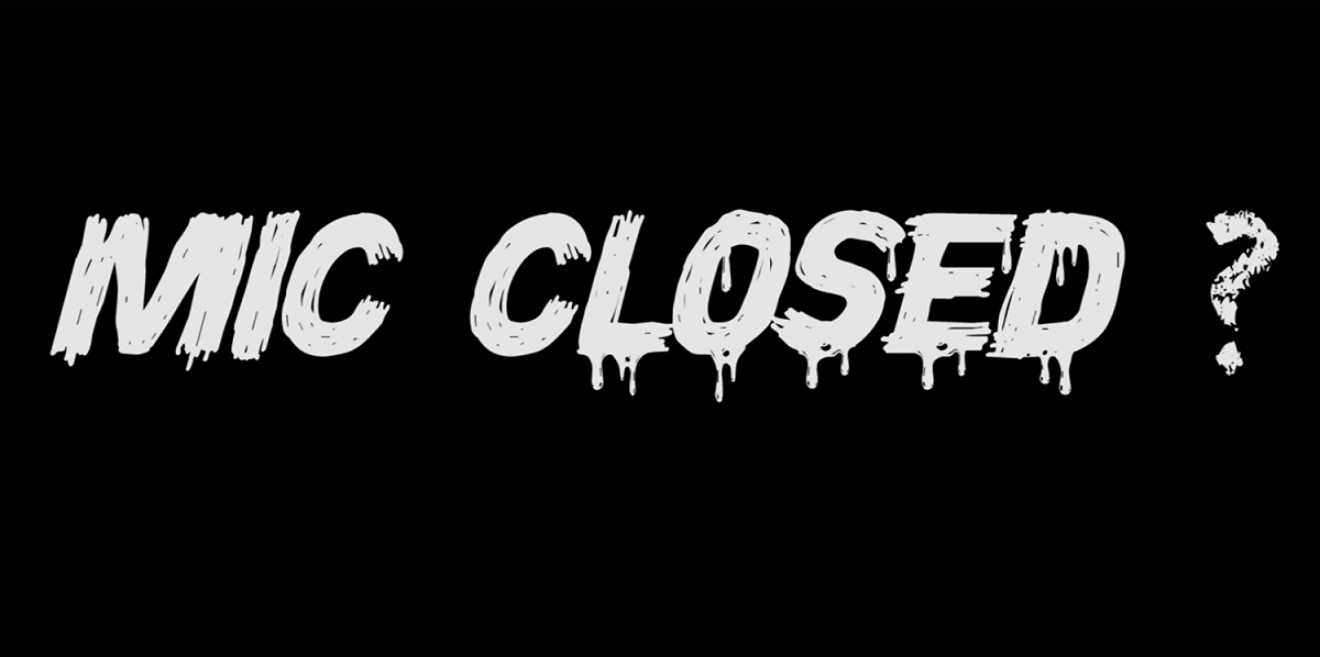 影片中一句「Mic closed?」顯示出影片製作者犯了將「turn off」、「closed」用法搞混的錯誤。 圖：翻攝自李秀彥臉書