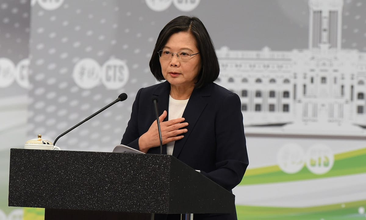 總統蔡英文。 圖：民進黨提供
