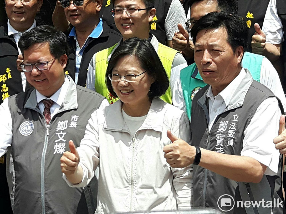 蔡英文認為，若韓國瑜的目標是成為總統候選人，他應該要知道，總統候選人在提出一個政見時，是必須要經過一個很完整的評估。 圖：林昀真／攝