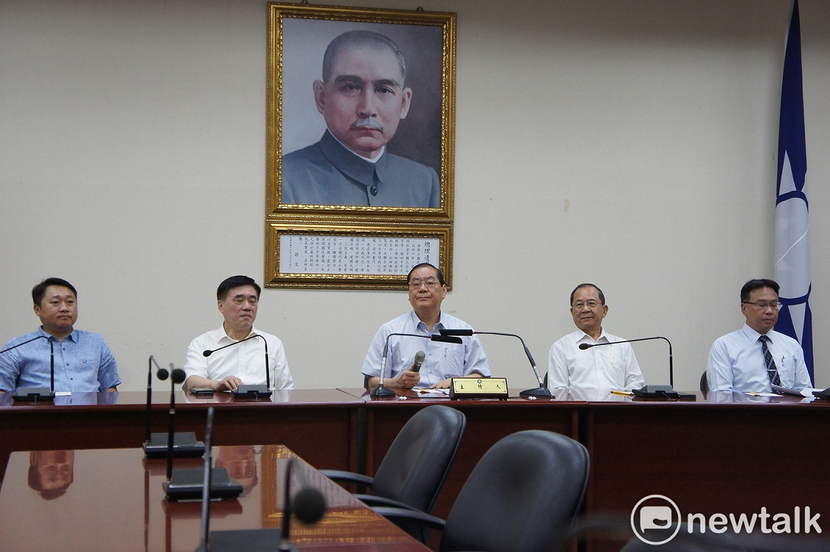 國民黨中央提名協調小組公布總統初選名單。 圖：黃建豪/攝