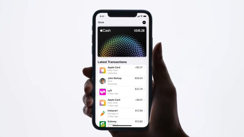 Apple Card將在夏天於美國上線。 圖：翻攝影片