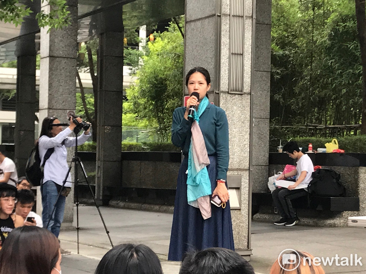 時代力量北市議員林亮君。 圖：周煊惠 ／攝