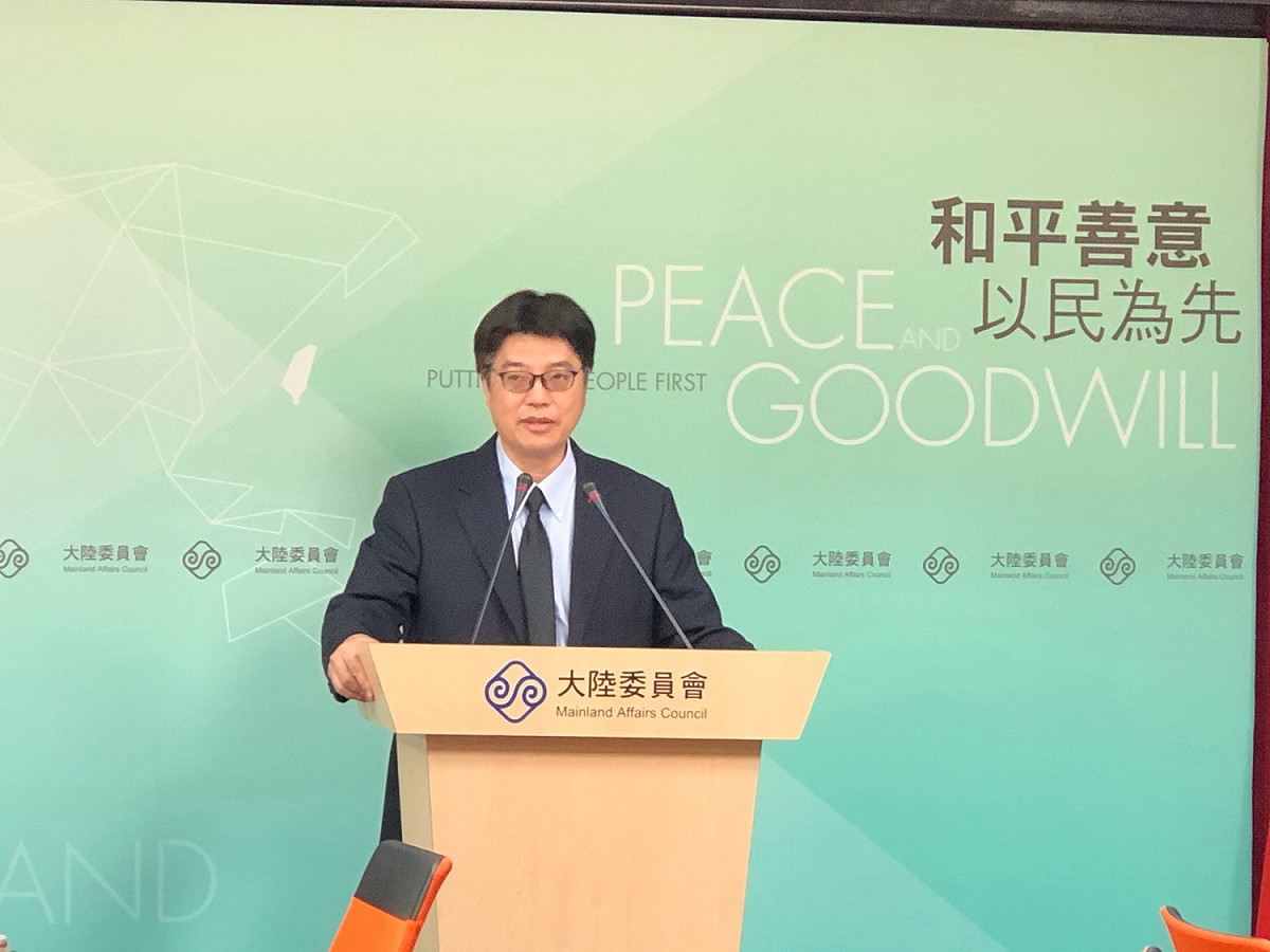 陸委會副主委兼發言人邱垂正。 圖：謝莉慧/攝（資料照片）