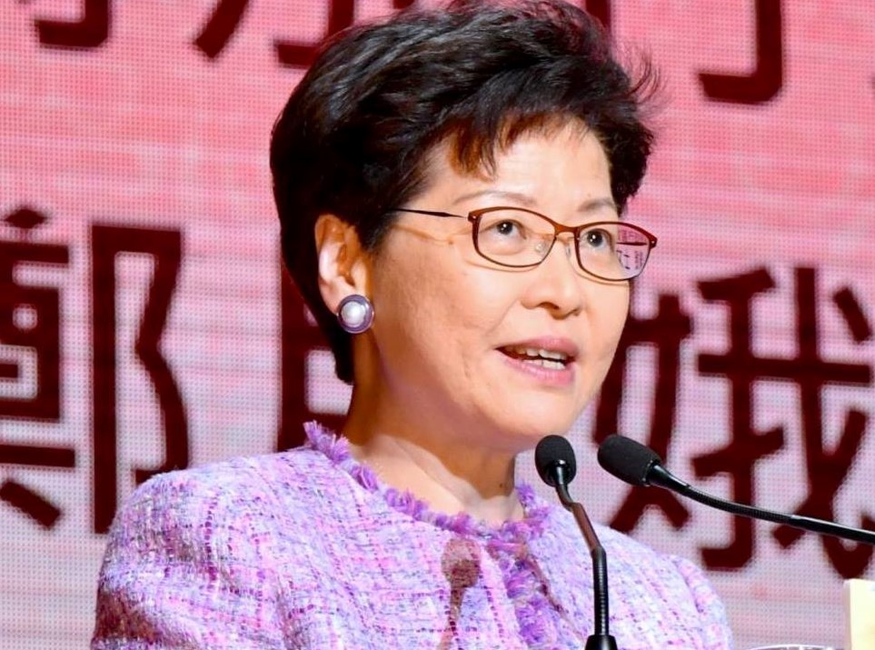 香港特首林鄭月娥。 圖：翻攝自林鄭月娥臉書