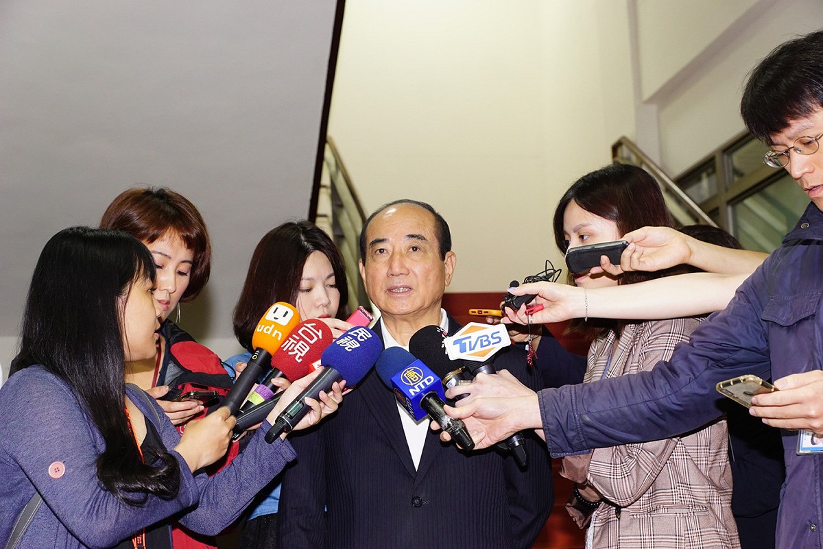 前立法院長王金平回應網路連署一事。 圖：王金平辦公室/提供