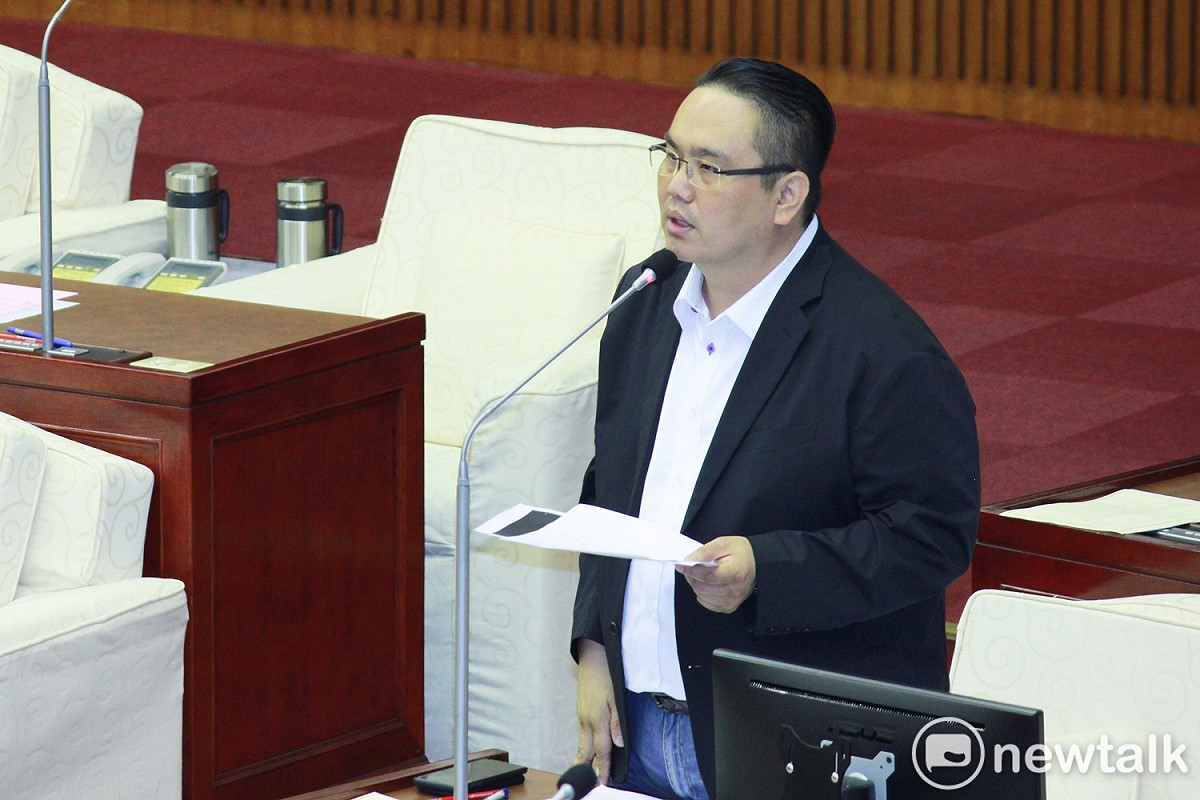 國民黨台北市議員陳重文。 圖：周煊惠 ／攝（資料照）