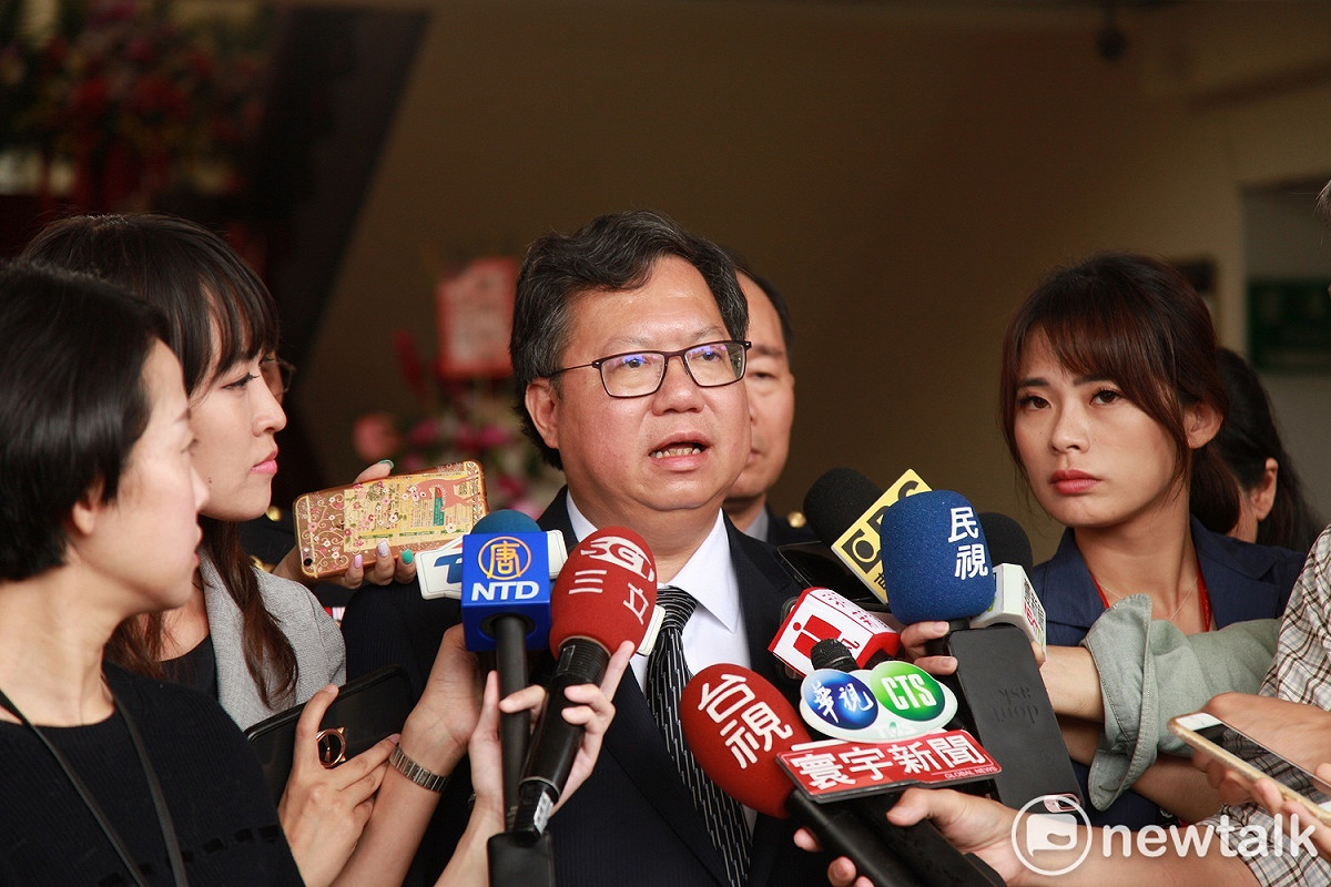 鄭文燦認為總統蔡英文在黨內初選過程要兼顧國政，又要兼顧初選活動需求，「其實在80幾天的過程當中，她也很辛苦」。  圖：林昀真／攝