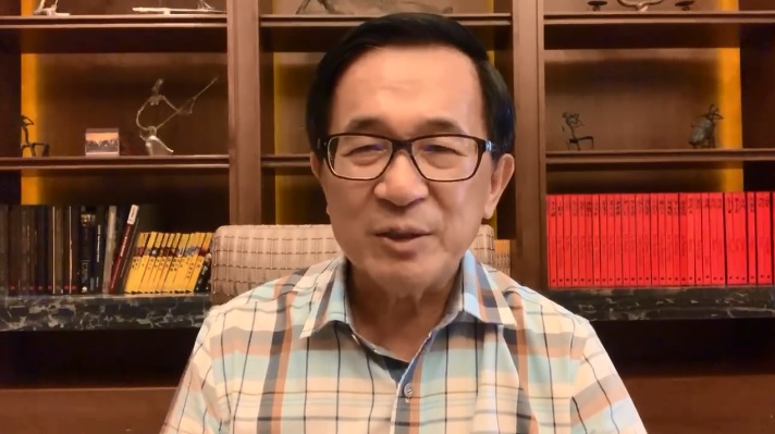 前總統陳水扁今晚在臉書向蔡英文提出初選過關後應面對的五大課題。 圖：翻攝陳水扁臉書