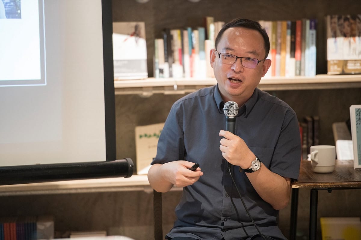 作家余杰。 圖：翻攝自余杰臉書/黃謙賢攝
