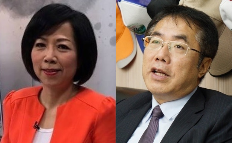 藍營名嘴黃智賢（左）、民進黨台南市長黃偉哲（右）。 圖：新頭殼合成（資料照片）