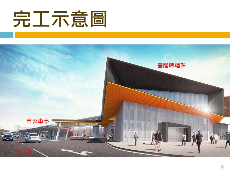 轉運站旁將設置市公車月台，出站直接轉乘。 圖：基隆市政府／提供