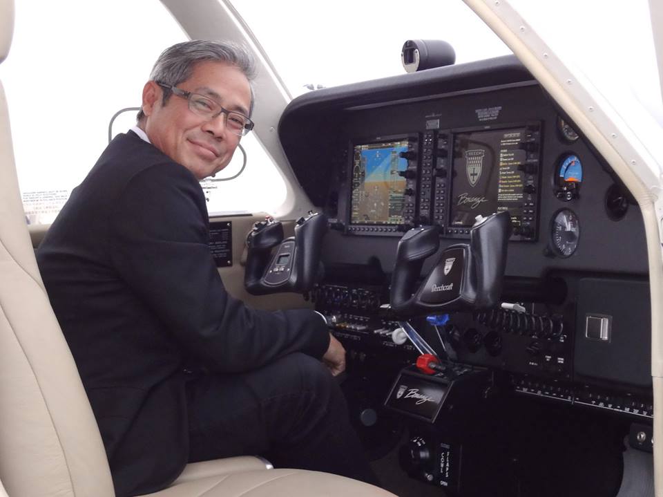 全台最大私人飛機公司飛特立董事長楊宿智在美國墜機死亡。 圖：翻攝飛特立臉書