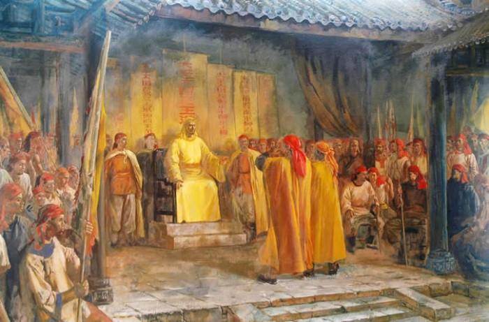 洪秀全建「太平天國」，於1853年攻下金陵，號稱天京（今南京），並定都於此。 圖 : 翻攝自網路