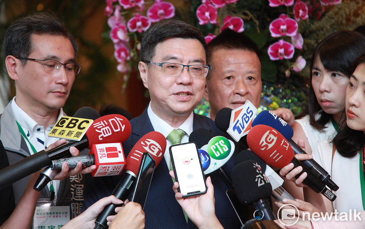 卓榮泰承認有與蔡壁如見面，但都是在黨內初選前，談的也絕非甚麼配的問題。 圖：林昀真／攝