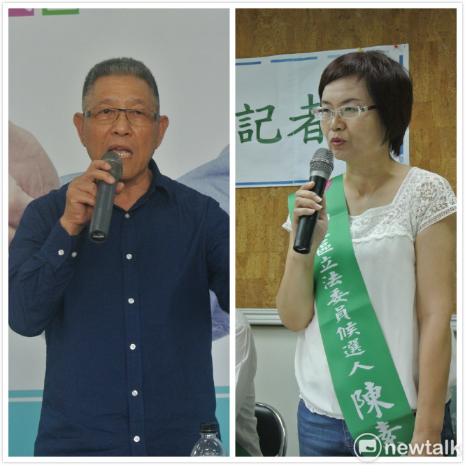 彰化縣第四選區由蕭景田挑戰陳素月。 圖 :唐復年/攝