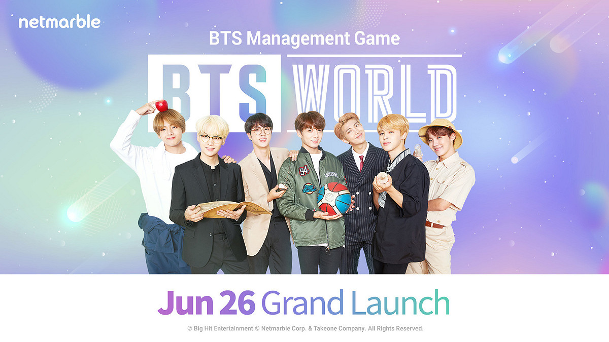 手機遊戲《BTS WORLD》今(26)日於全球雙平台上市 圖：網石棒辣椒/提供