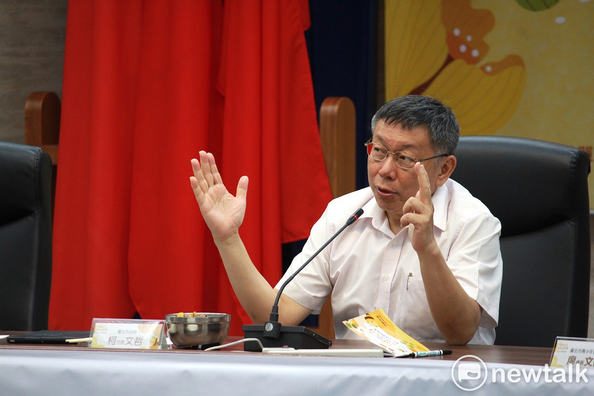 台北市長柯文哲。 圖：周煊惠 ／攝（資料照片）
