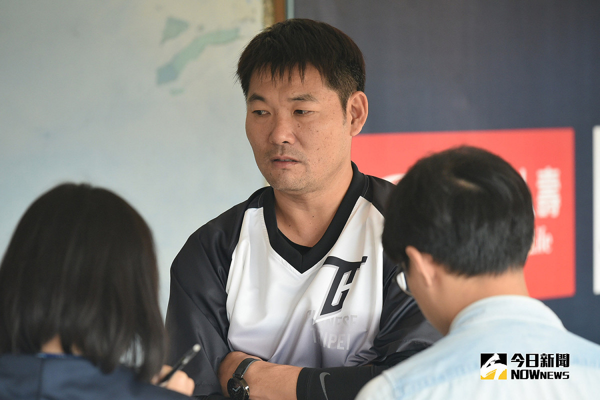 台日交流賽中職聯隊總教練黃甘霖 圖／林柏年攝