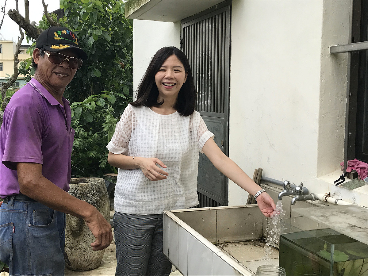 洪慈庸成功爭取潭雅神后自來水管線汰換工程。 圖：洪慈庸辦公室/提供